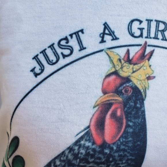 2X Just a girl who loves chickens T-shirt - Picture 2 of 10
